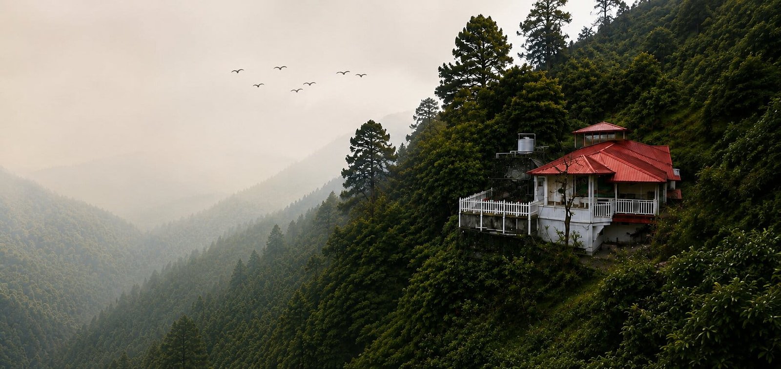 Soul Flow retreat, Landour hills at sunrise