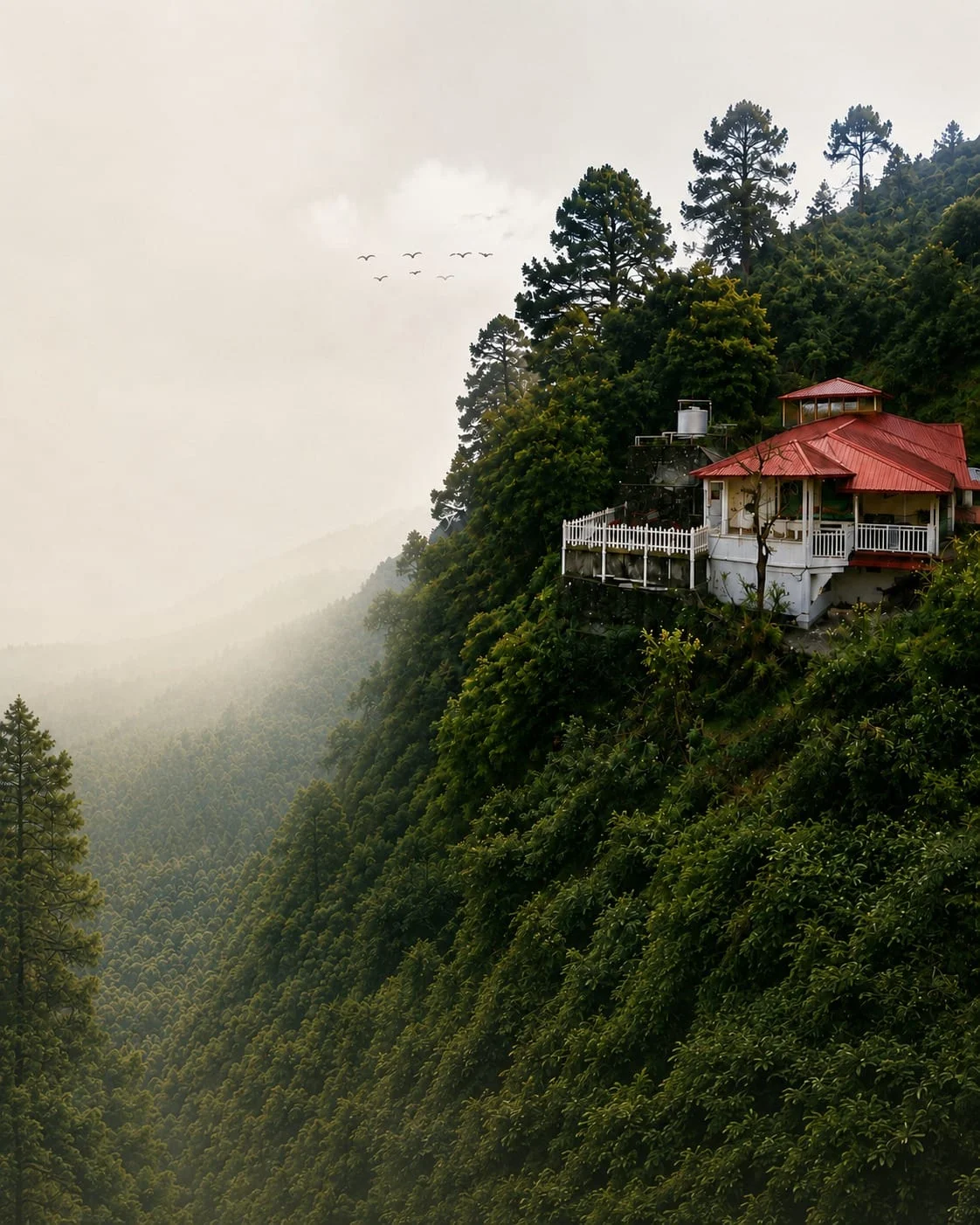 Mountain village walk
